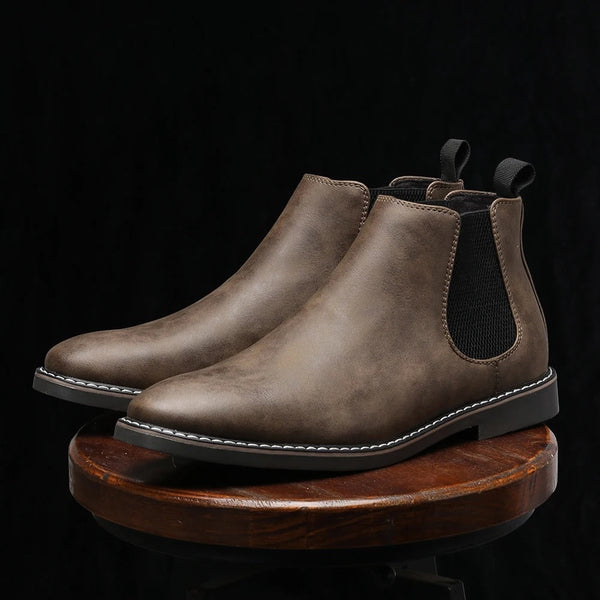 Lawson™ Oxford-Style Leather Boots — Smart Look, Everyday Comfort